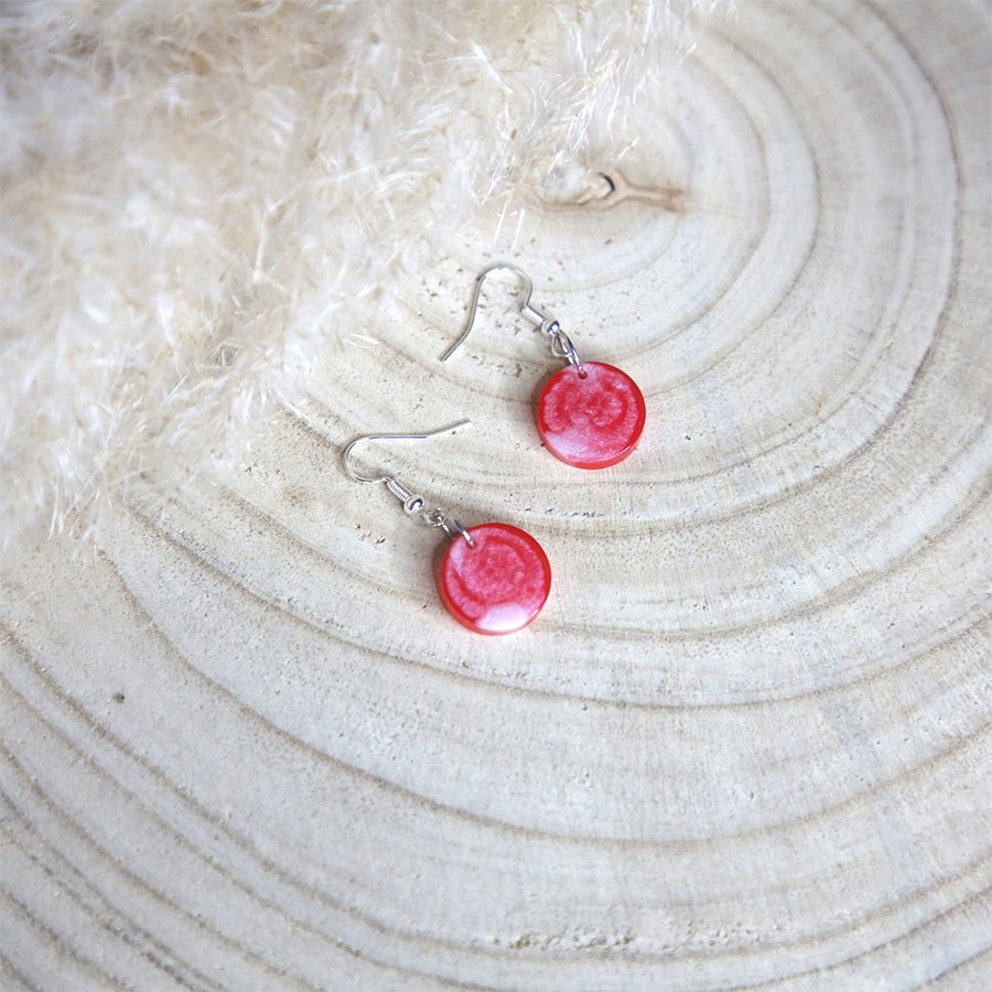 Boucles d'oreilles époxy LOLLIPOPS – Image 4